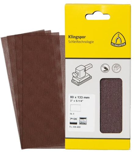 Aluminiumoxid-Schleifmittel - AN 400 - KLINGSPOR - Polyester / Harz / für Farbe