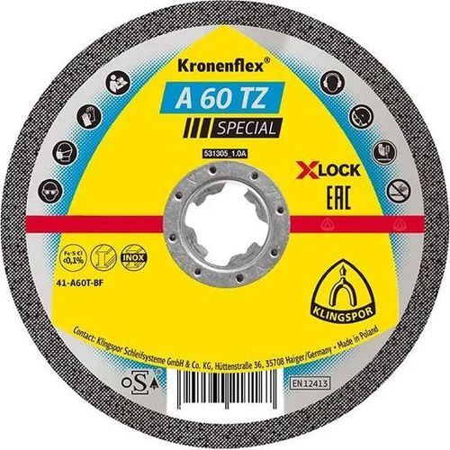 Metall-Trennscheibe - A60TZ X-Lock - KLINGSPOR - für Blech / für Nichteisenmetalle / für Edelstahl