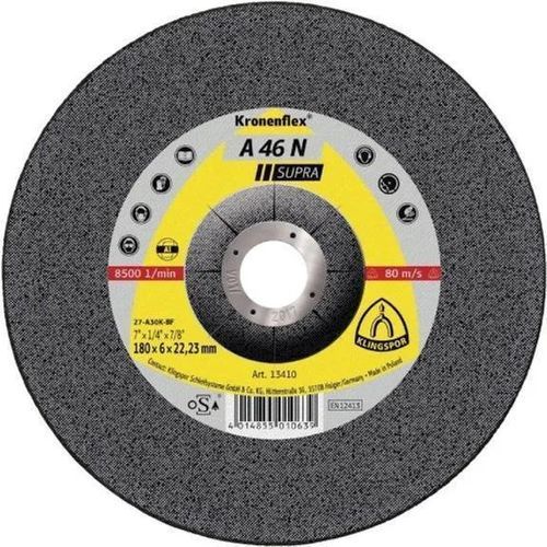 Aluminiumoxid-Schleifscheibe - A46N Supra - KLINGSPOR - zum Schleifen / für Aluminium