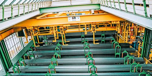 Horizontales automatisches Lagersystem - CTI Systems S.à r.l. - für lange Produkte / für Stahlstange / Regalförderzeug