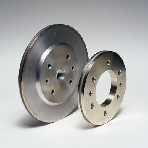 Schleifteller für Schleifarbeiten - ASAHI Diamond - periphär / Metall / für Glas