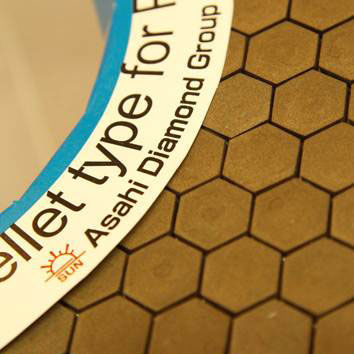 Hon-Schleifteller - ASAHI Diamond - flach