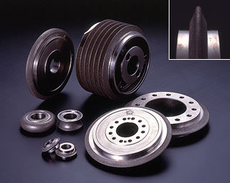 Schleifteller zum Profilieren von Zahnrädern - ASAHI Diamond - Schneid / periphär / Galvanisch gebundene CBN