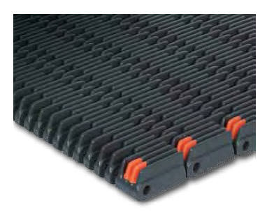 Modulares Förderband - 3120 series - REGINA - Polypropylen / Rippenprofil / Industrie