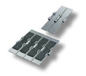Gummi-Förderkette - G 2815 - REGINA - Latten / für die Glasindustrie / Konservenindustrie