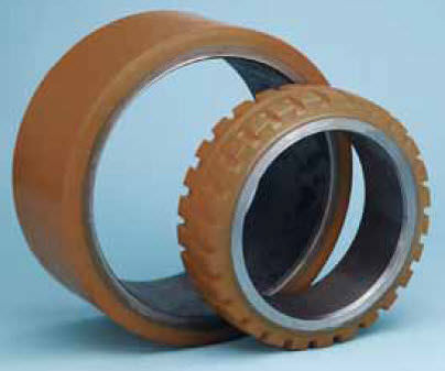 Laufflächen-Rad - PU series - WICKE - Polyurethan