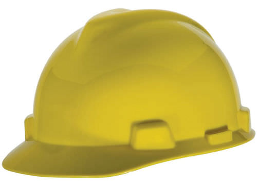 Baustellenhelm - V-Gard® - Mine Safety Appliances Company - EN 397 / gelb