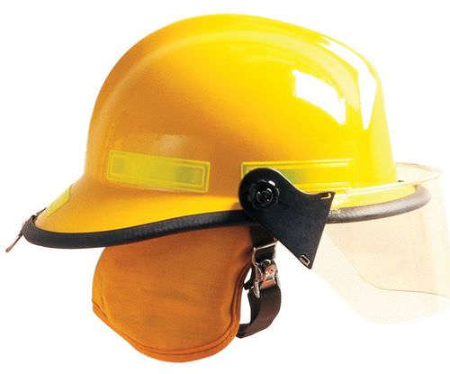 Helm / EN 812 - Cairns® 660C Metro™ - Mine Safety Appliances Company - gelb / mit Visier / leicht