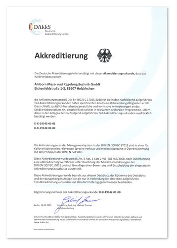 Taupunkt-Kalibriersystem - Ahlborn Mess- und Regelungstechnik GmbH - Luftfeuchtigkeit / Druck / Temperatur