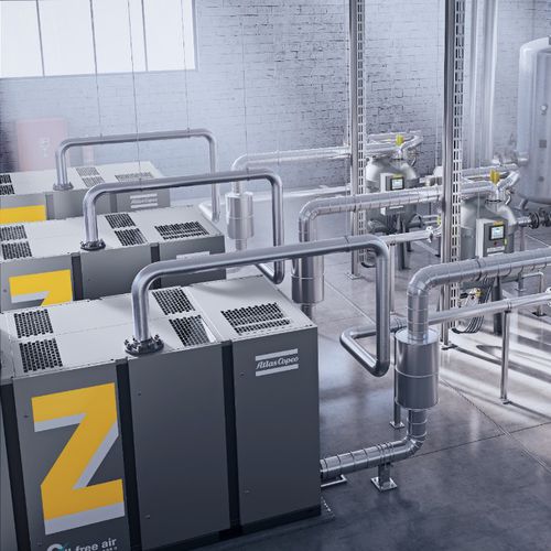 Rotationskompressor - ZE - Atlas Copco Construction Tools - Luft / Druckluft / stationär