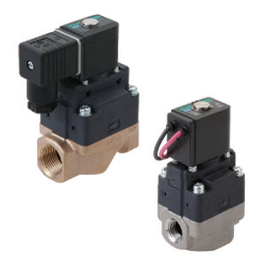 Vorgesteuertes Magnetventil - FWD series - CKD - 2-Wege / 3-Wege / Wasser