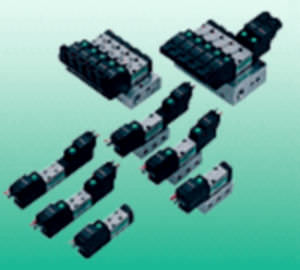 Pneumatisch gesteuertes Ventil - 4F series - CKD - Steuerung / für Druckluft / Miniatur