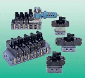 Luftventil - 4TB series - CKD - Miniatur / mit Verteiler / für ISO-Platine