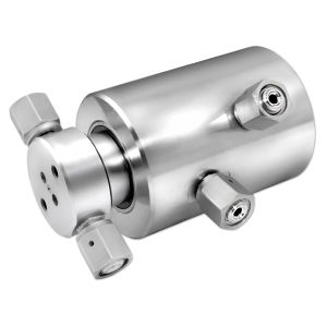 Drehdurchführung für Chemikalien - OB-06112 - DSTI - Dynamic Sealing Technologies - 2-Wege / für Flugzeugbau / Edelstahl