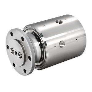 Drehdurchführung für Gas - BF-11822 - DSTI - Dynamic Sealing Technologies - 2-Wege / für Flugzeugbau / Edelstahl