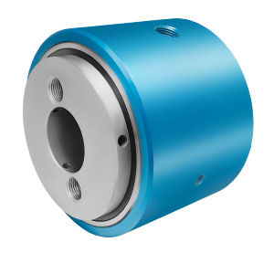 Drehdurchführung für Gas - QB-1060402 - DSTI - Dynamic Sealing Technologies - 2-Wege / für Drehtisch / Aluminium