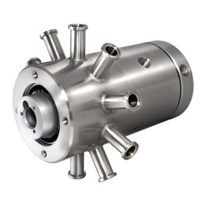 Drehdurchführung für Gas - QB-09102 - DSTI - Dynamic Sealing Technologies - 2-Wege / für die Lebensmittelindustrie / für die Automation
