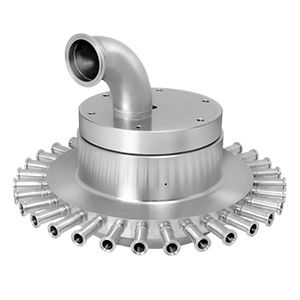 Drehdurchführung für Wasser - QB-1021001 - DSTI - Dynamic Sealing Technologies - für Lebensmittel / für Lebensmittelanwendung / für Füllanwendungen