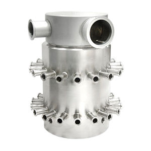 Drehdurchführung für Wasser - QB-06403 - DSTI - Dynamic Sealing Technologies - 3-Wege / für Füllanwendungen / für die Lebensmittelindustrie
