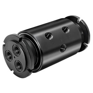 Drehdurchführung für Gas - NB-1250503 - DSTI - Dynamic Sealing Technologies - 3-Wege / für Werkzeugmaschinen / Kohlenstoffstahl
