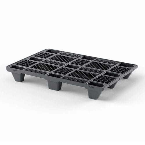 Recyclingkunststoff-Palette - Retail E5.2 (OD-9F) - Cabka - ISO / Transport / für Materialumschlag