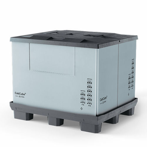 Zusammenklappbare Palettenbox - CabCube 2.0 (9F) - Cabka - Kunststoff / Lager / Transport