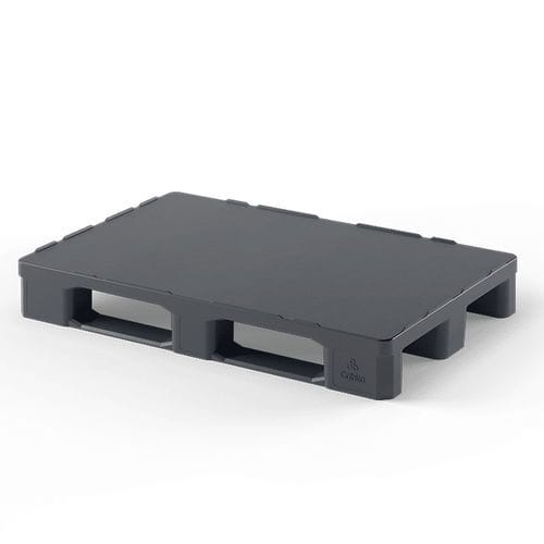 Recyclingkunststoff-Palette - Hygienic E7.3 recycled (CD-3R) - Cabka - Euro / Transport / Lager