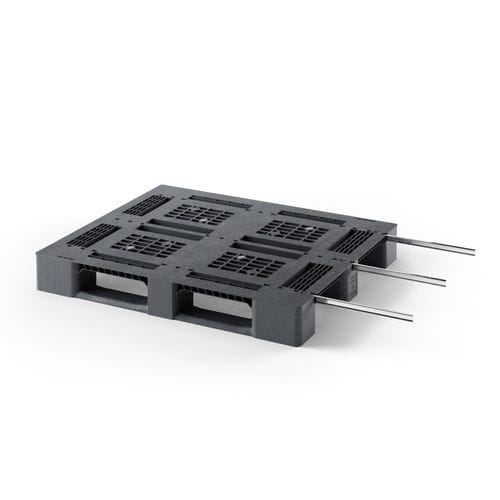 Recyclingkunststoff-Palette - Eco i5.2 (OD-3R-3M) - Cabka - Metall / ISO / für mittlere Lasten
