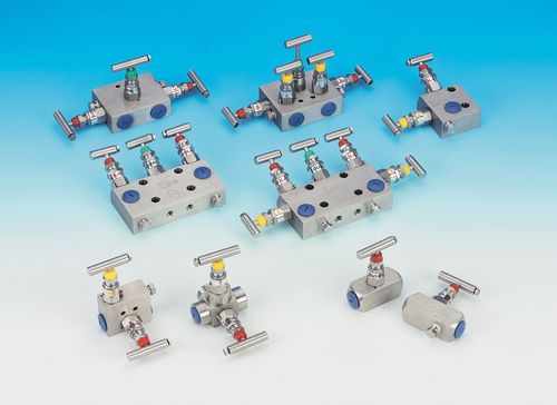 5-Wege-Verteilerblock - BULK - Edelstahl / für Messgeräte