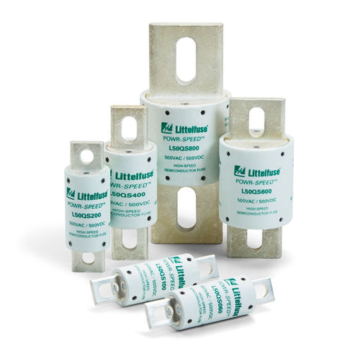Zylindrische Sicherung - L50QS series - Littelfuse - Flachstecker / Strombegrenzung / Hochgeschwindigkeit