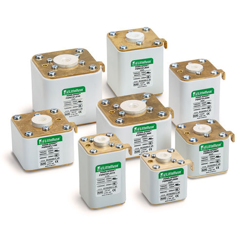 Quadratische Sicherung - PSR Series - Littelfuse - superflink / Schutztyp aR / DC