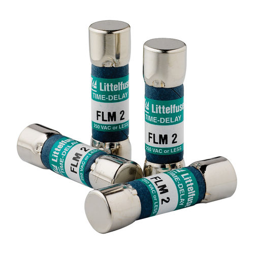 Zylindrische Sicherung - FLM series - Littelfuse - Zeitverzögerung / Midget / für Transformator