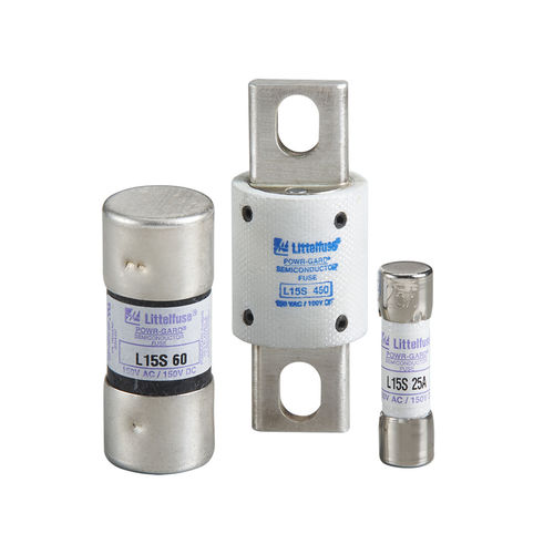 Zylindrische Sicherung - L15S series - Littelfuse - schnell auslösende / Strombegrenzung / für Halbleiter