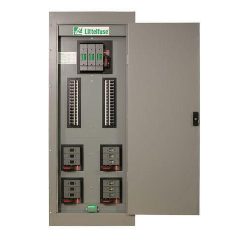 Voll ausgestatteter elektrischer kasten - LFCP series - Littelfuse - Aufbau / Metall / vormontiert
