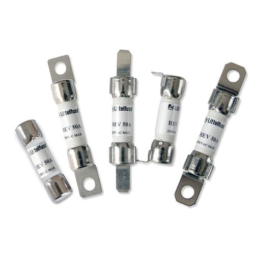 Axialsicherung - LC HEV series - Littelfuse - Flachstecker / Keramikrohr / Zeitverzögerung