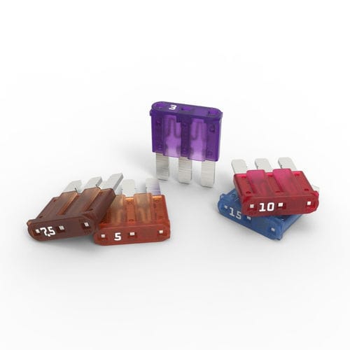 Subminiaturen Sicherung - MICRO3 series  - Littelfuse - Flachstecker / Kurzschlussschutz / DC