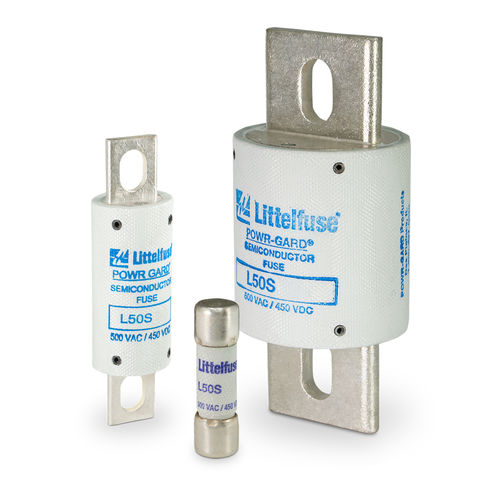 Zylindrische Sicherung - L50S series - Littelfuse - Flachstecker / Strombegrenzung / Hochgeschwindigkeit
