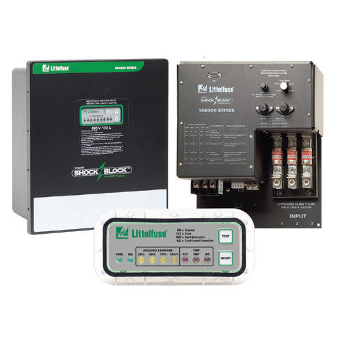 Spannungsschutzschalter - SB6100 series - Littelfuse - mit Erdung / für Netzschutz / programmierbar