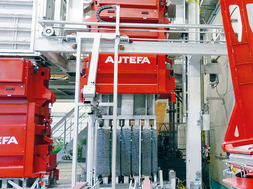 Automatische Umreifungsmaschine - AUTO-STRAP - AUTEFA SOLUTIONS - für Ballen / für Textilien