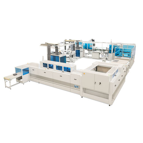 Quer-Säumanlage - AES-4600 - ESI-1200 - T-MAX - AUTOMATEX - für Frottiergewebe
