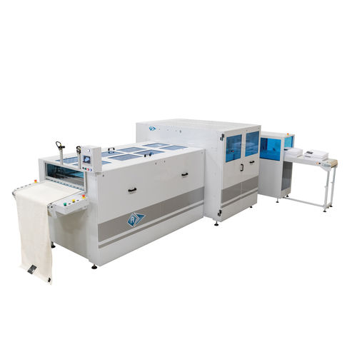 Gewebefaltmaschine - Mini-TP 2X1 - AUTOMATEX - elektrisch / automatisch