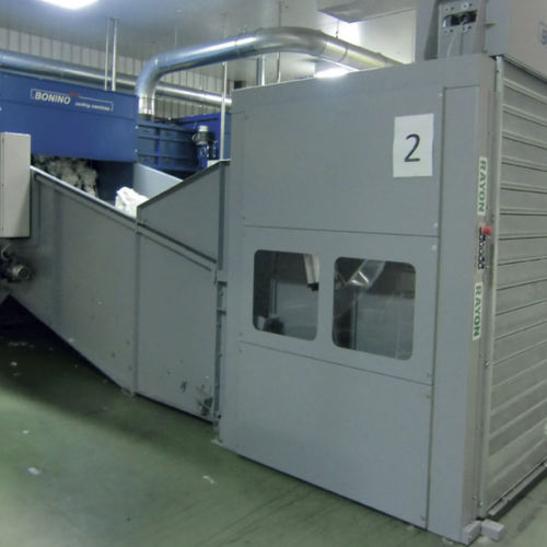 Automatischer Ballenöffner - BONINO CARDING MACHINES - Wäge / für die Textilindustrie