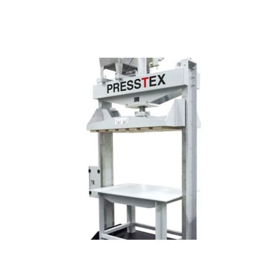 Kompakte Ballenpresse - PRESSTEX - W&H Group - für Textilien / vertikal / mit Frontöffnung