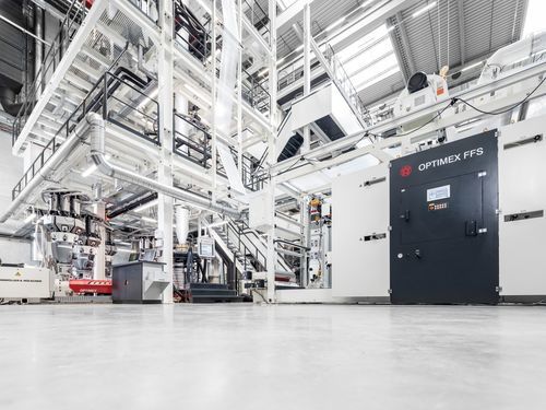 Mehrschicht-Extrusionsanlage - OPTIMEX FFS - W&H Group - mit Inline-Druckeinheit / mit hohem Durchsatz / Blasfolien