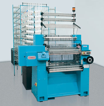 Häkel-Strickmaschine - 609/B3 - COMEZ - flach / Hochgeschwindigkeit / Industrie