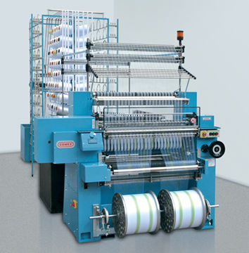 Häkel-Strickmaschine - 829/B3 - COMEZ - flach / Hochgeschwindigkeit / Industrie
