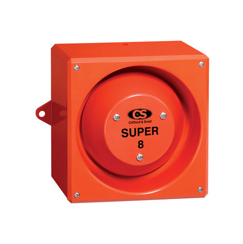 Sirene ohne Leuchtfeuer - YA80 Super - Moflash Signalling - elektronisch / stoßfest / wetterbeständig