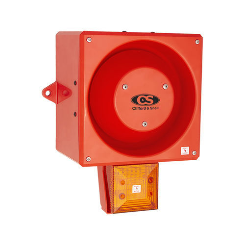 Sirene / LED -Alarmleuchte - YL80 Hi Vis - Moflash Signalling - Blitzleuchte / mit Dauerleuchte / elektronisch