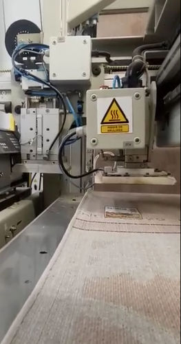 Halbautomatisches Etikettiersystem - HANDSAEME MACHINERY - vollautomatisch / für Stoffproben / zur Seitenetikettierung