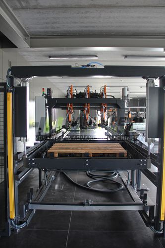 Produktionsanlage für Paletten - BOS-W - HANDSAEME MACHINERY - automatisch